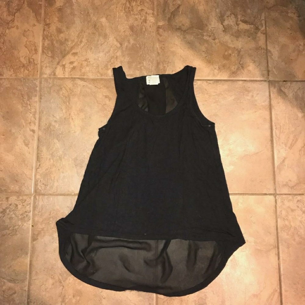 Black tank top